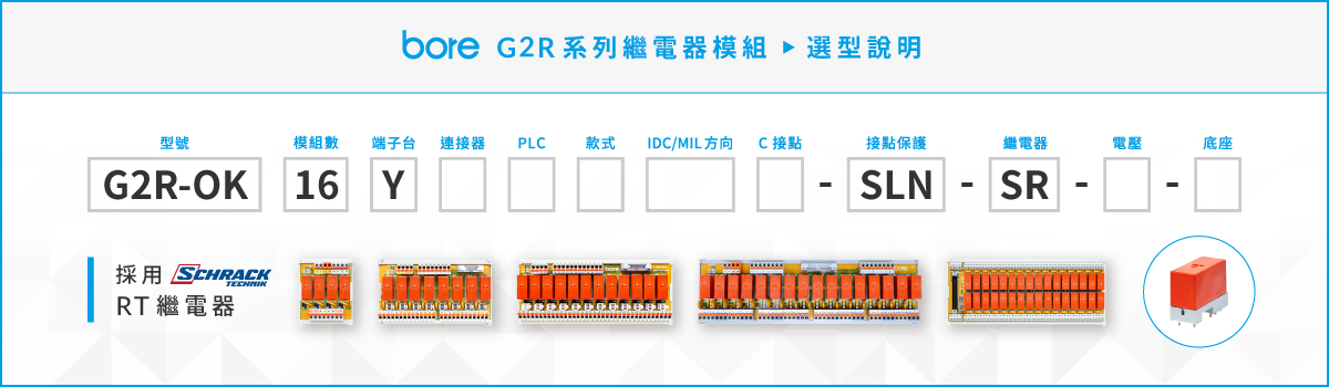 G2R系列继电器模组选购指南