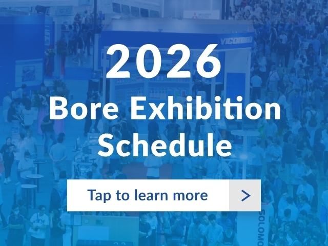 2026 Bore Exhibition Schedule